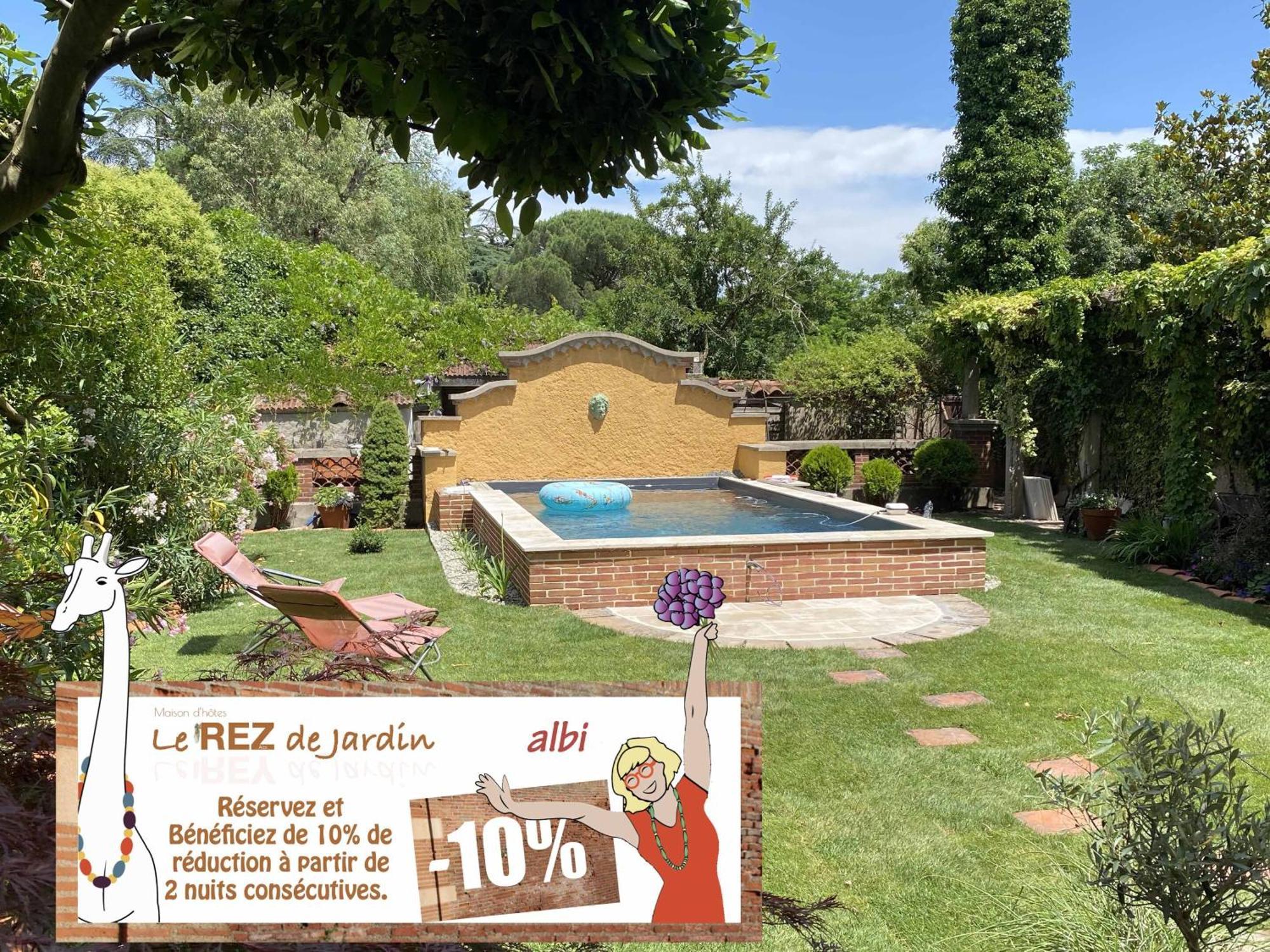 Le Rez De Jardin Albi Otel Dış mekan fotoğraf